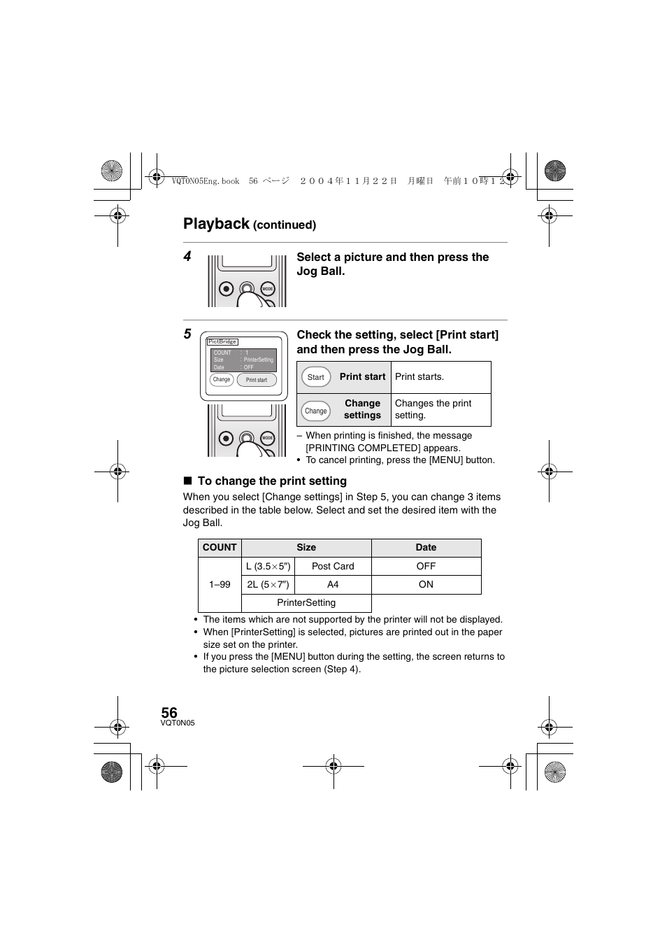 Playback | Panasonic D-SNAP SV-AS30 User Manual | Page 56 / 104