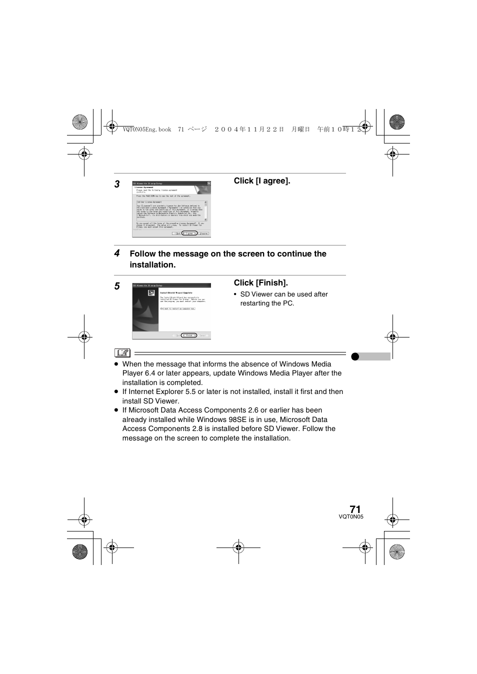 Panasonic D-SNAP SV-AS30 User Manual | Page 71 / 104