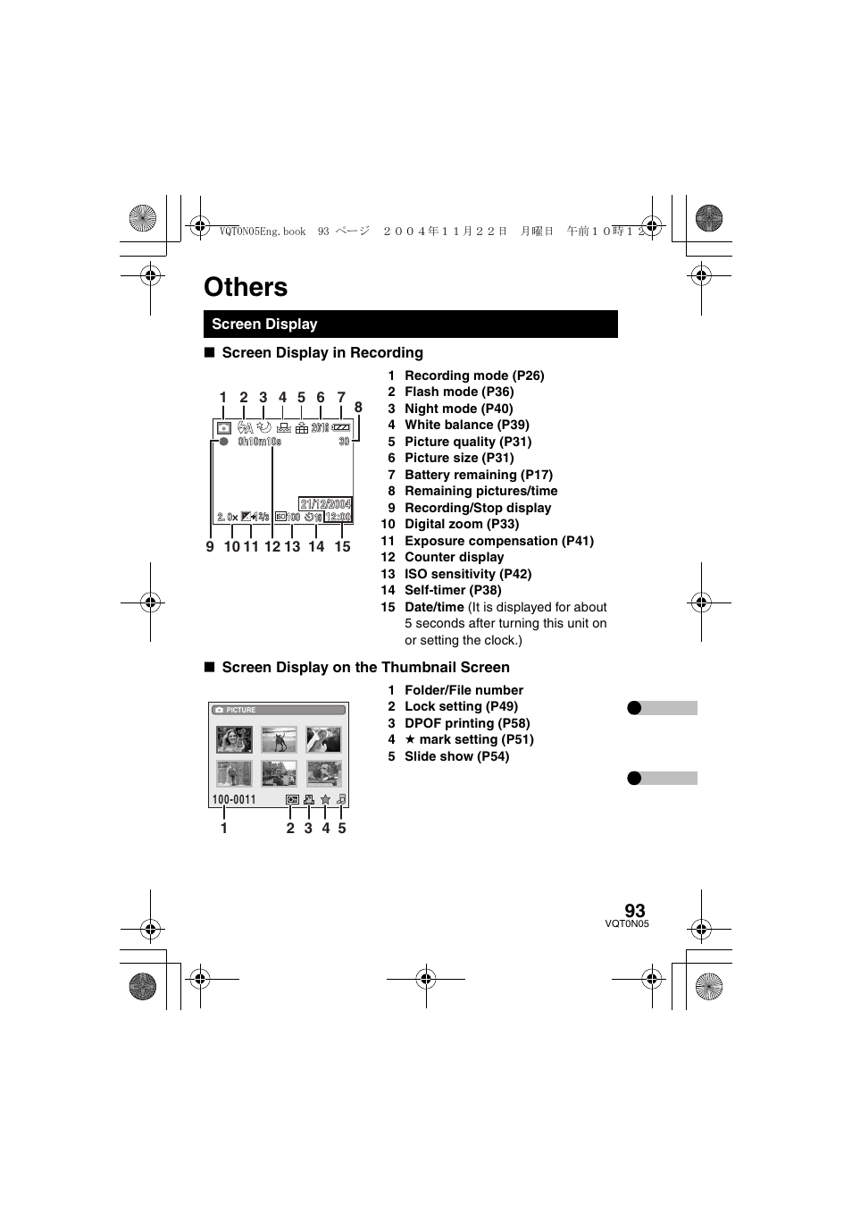 Others | Panasonic D-SNAP SV-AS30 User Manual | Page 93 / 104