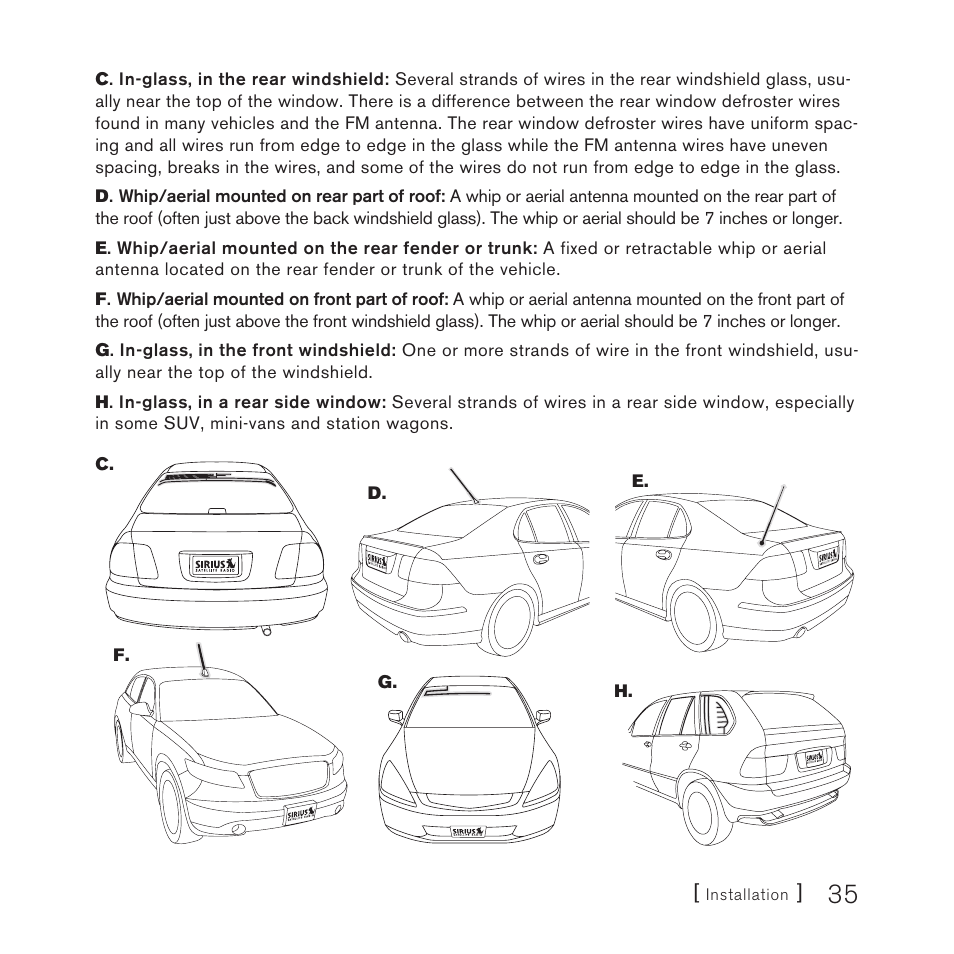 Panasonic SIRIUS STILETTO 2 User Manual | Page 34 / 63