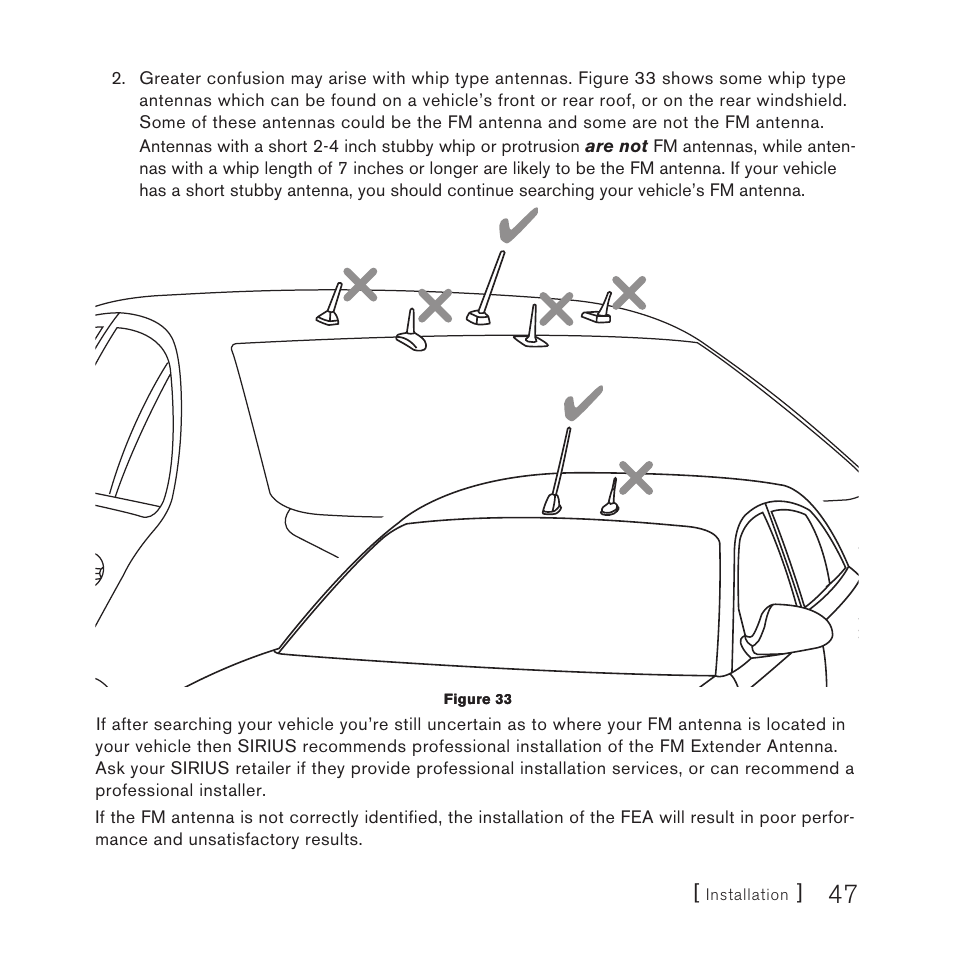 Panasonic SIRIUS STILETTO 2 User Manual | Page 46 / 63