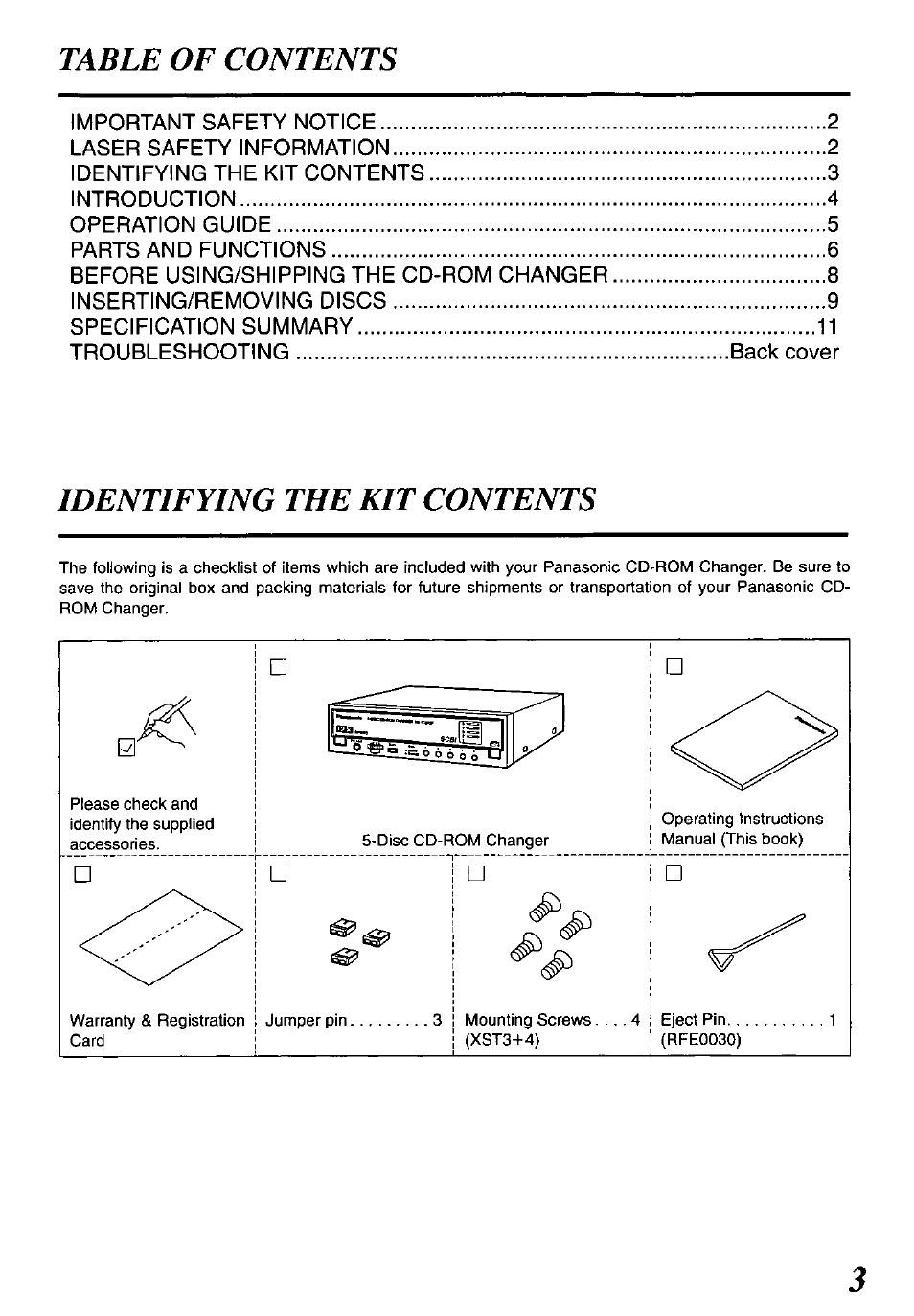 Panasonic SQ-TC512F User Manual | Page 3 / 12