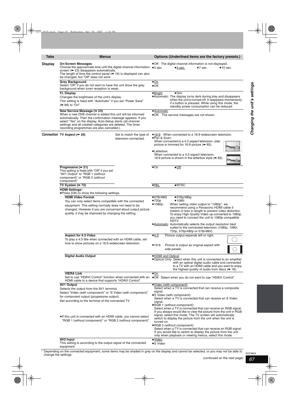 Panasonic DMR-EX77 User Manual | Page 67 / 88