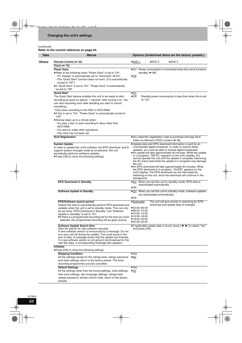 Panasonic DMR-EX77 User Manual | Page 68 / 88