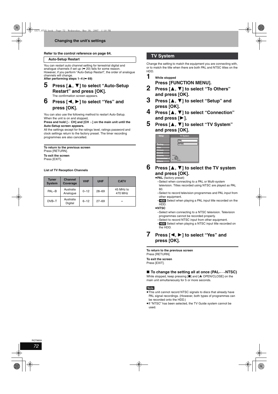 Panasonic DMR-EX77 User Manual | Page 72 / 88