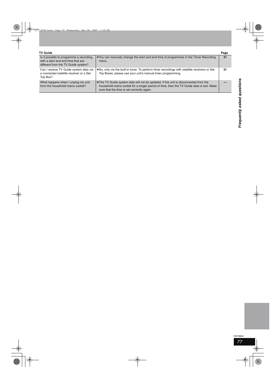 Panasonic DMR-EX77 User Manual | Page 77 / 88