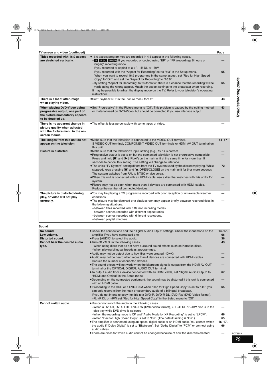 Panasonic DMR-EX77 User Manual | Page 79 / 88