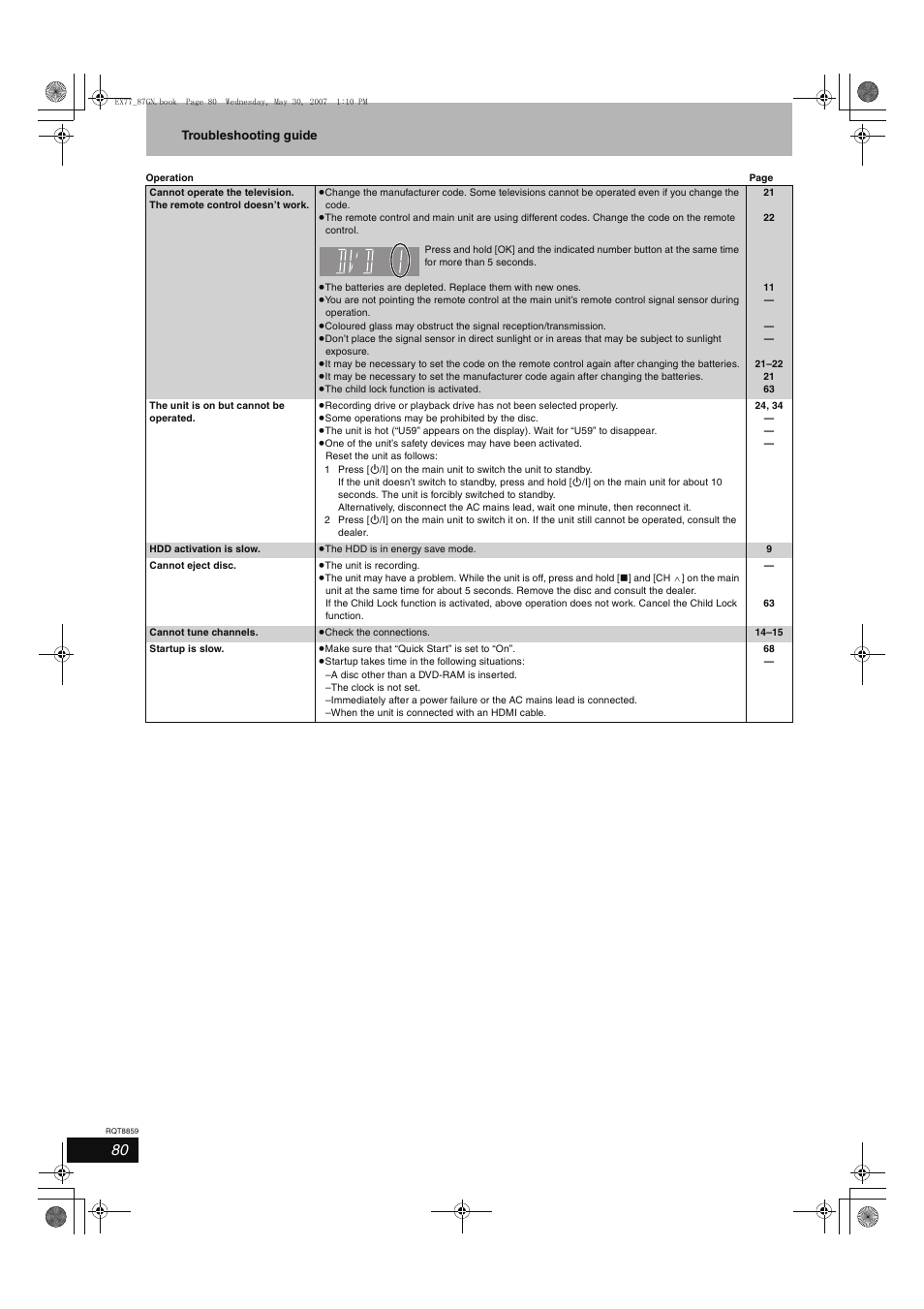 Panasonic DMR-EX77 User Manual | Page 80 / 88