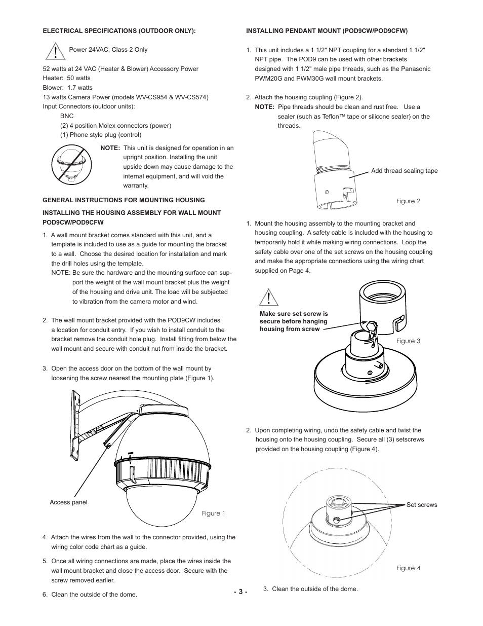 Panasonic Pod9cw User Manual | Page 3 / 8