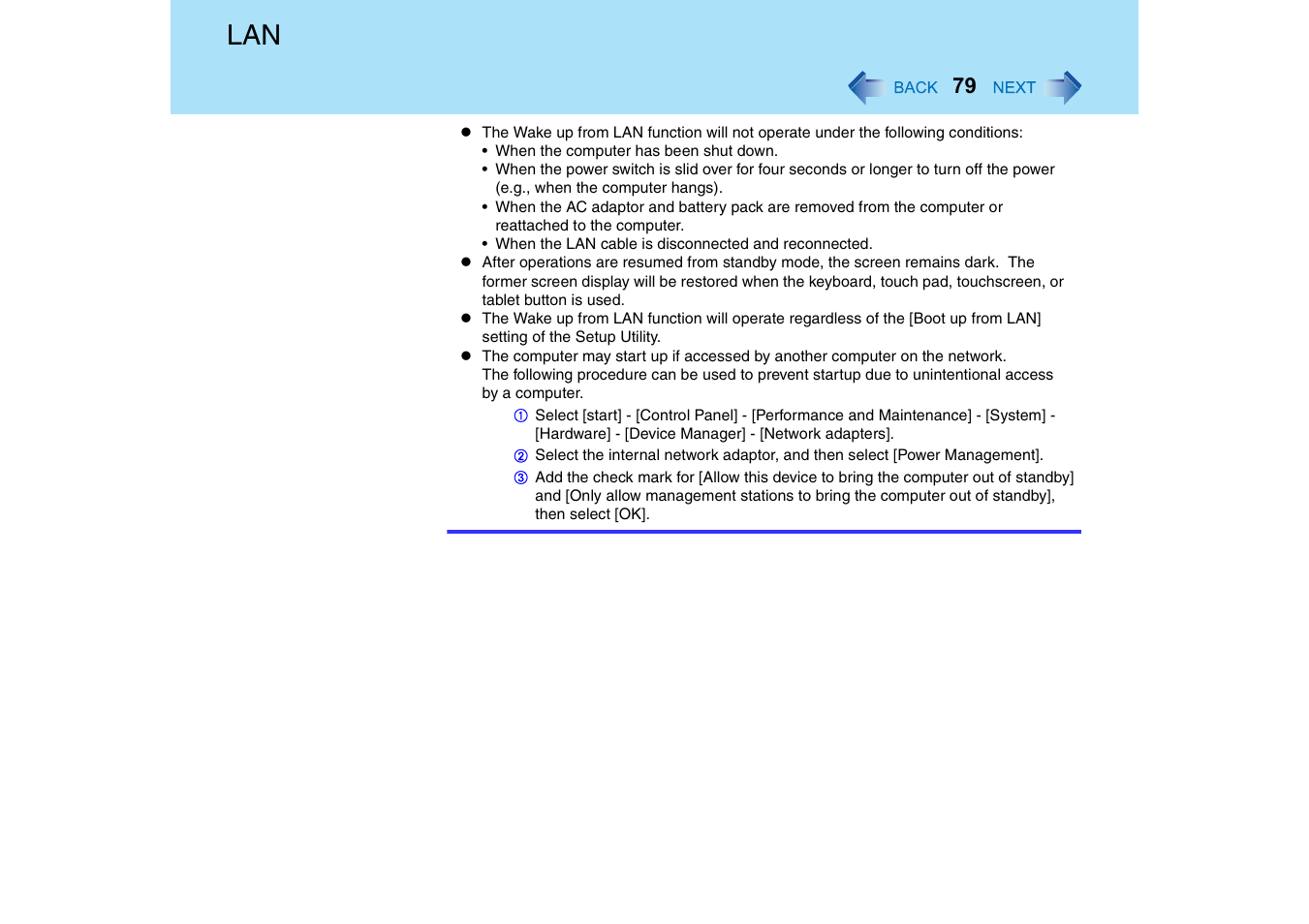 Panasonic CF-18 User Manual | Page 79 / 130