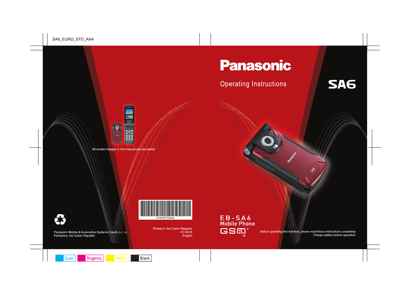 Panasonic EB-SA6  EN User Manual | 170 pages