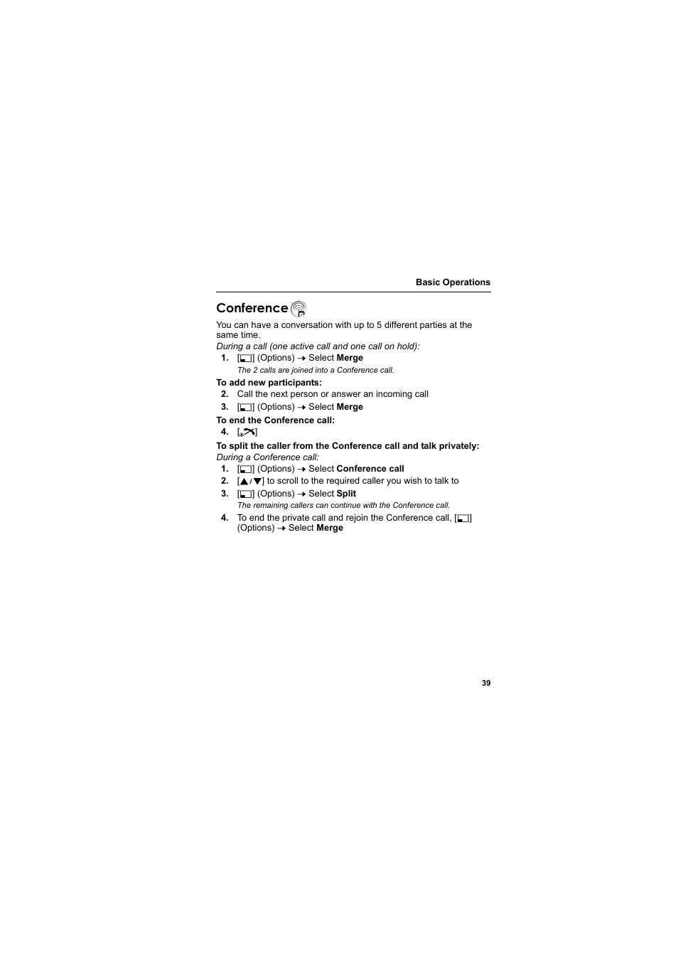 Conference | Panasonic EB-SA6  EN User Manual | Page 42 / 170
