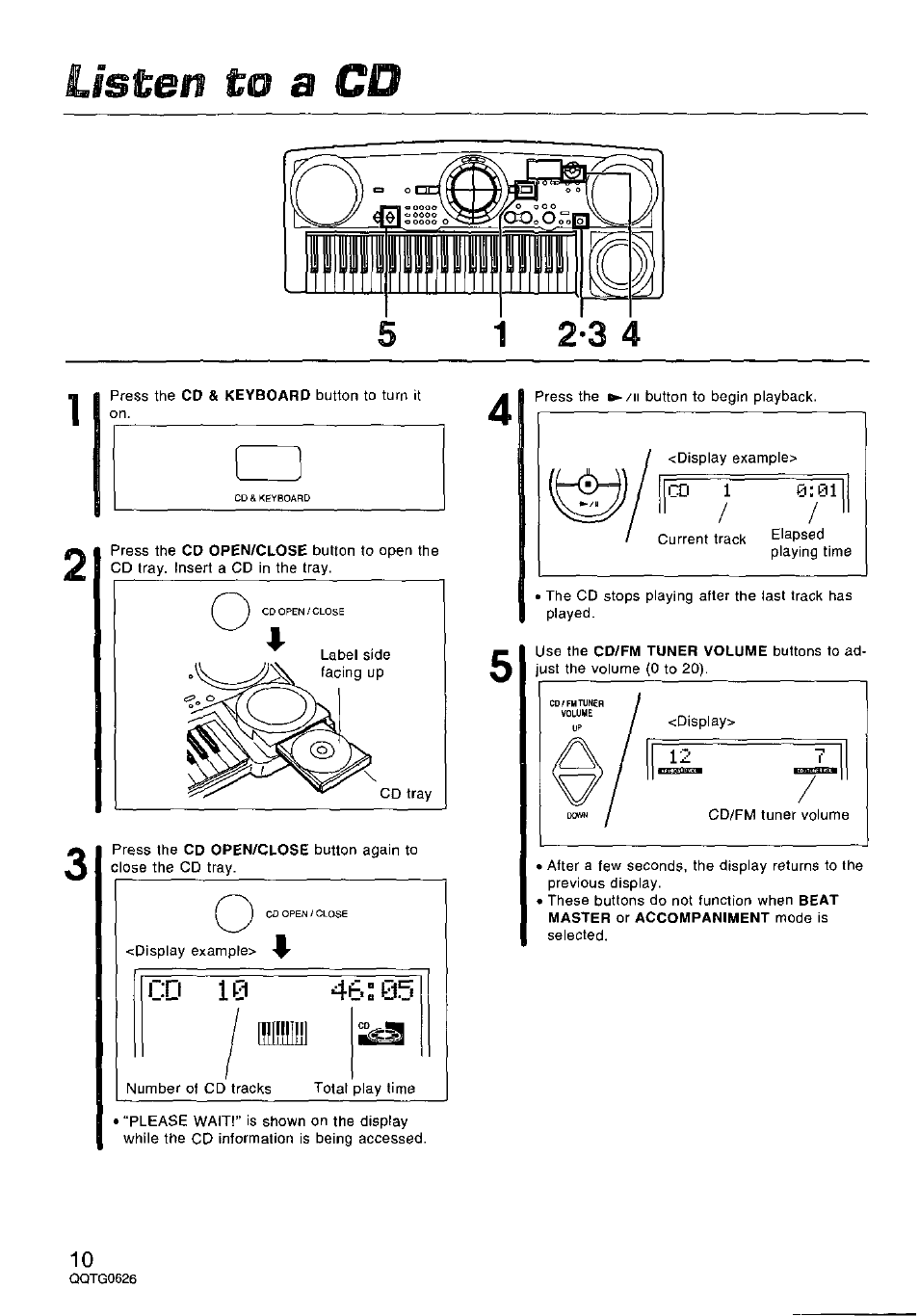Lsbteii to | Panasonic SX-MB100 User Manual | Page 10 / 36
