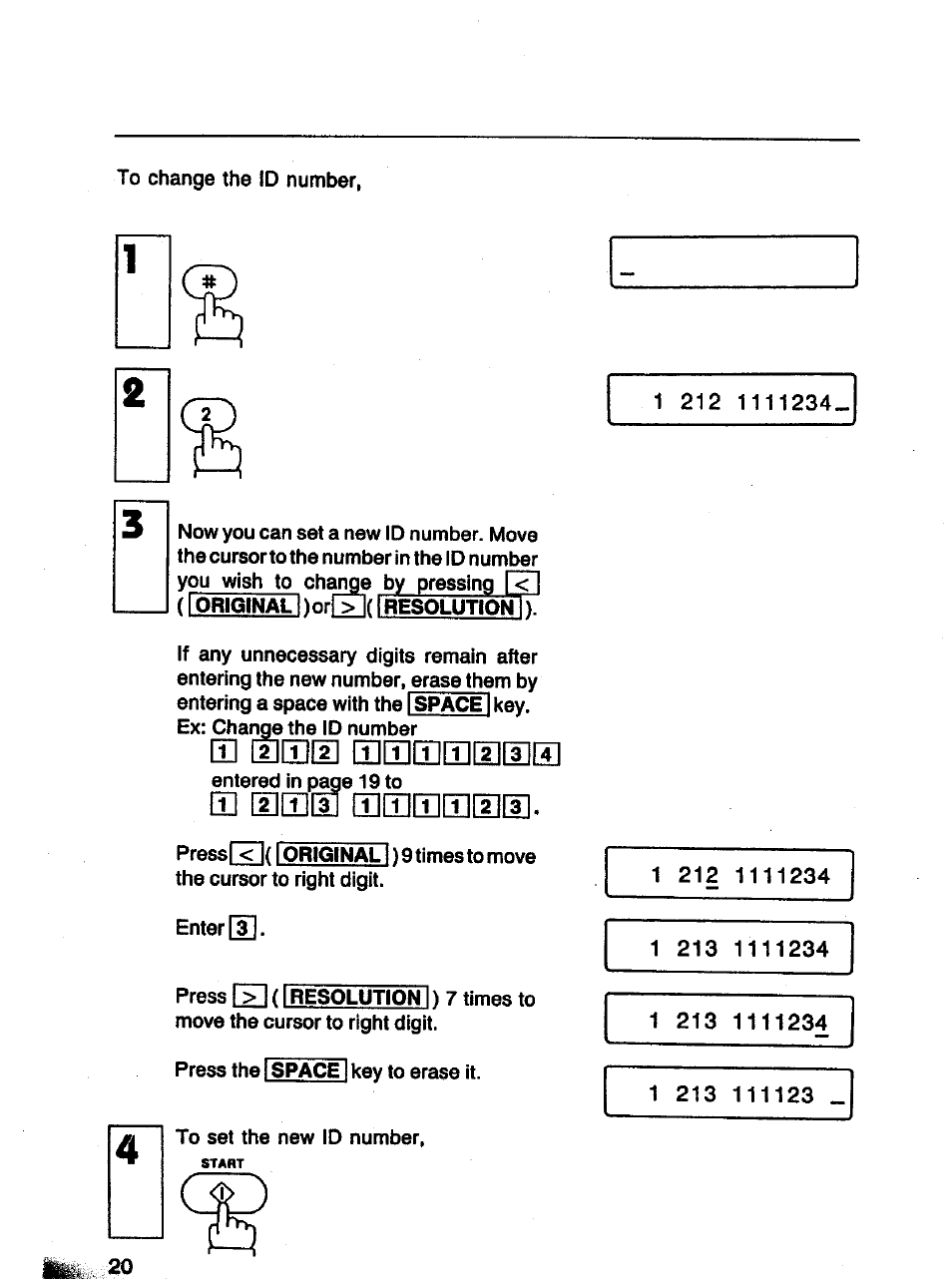 Panasonic Panafax UF-121 User Manual | Page 20 / 72