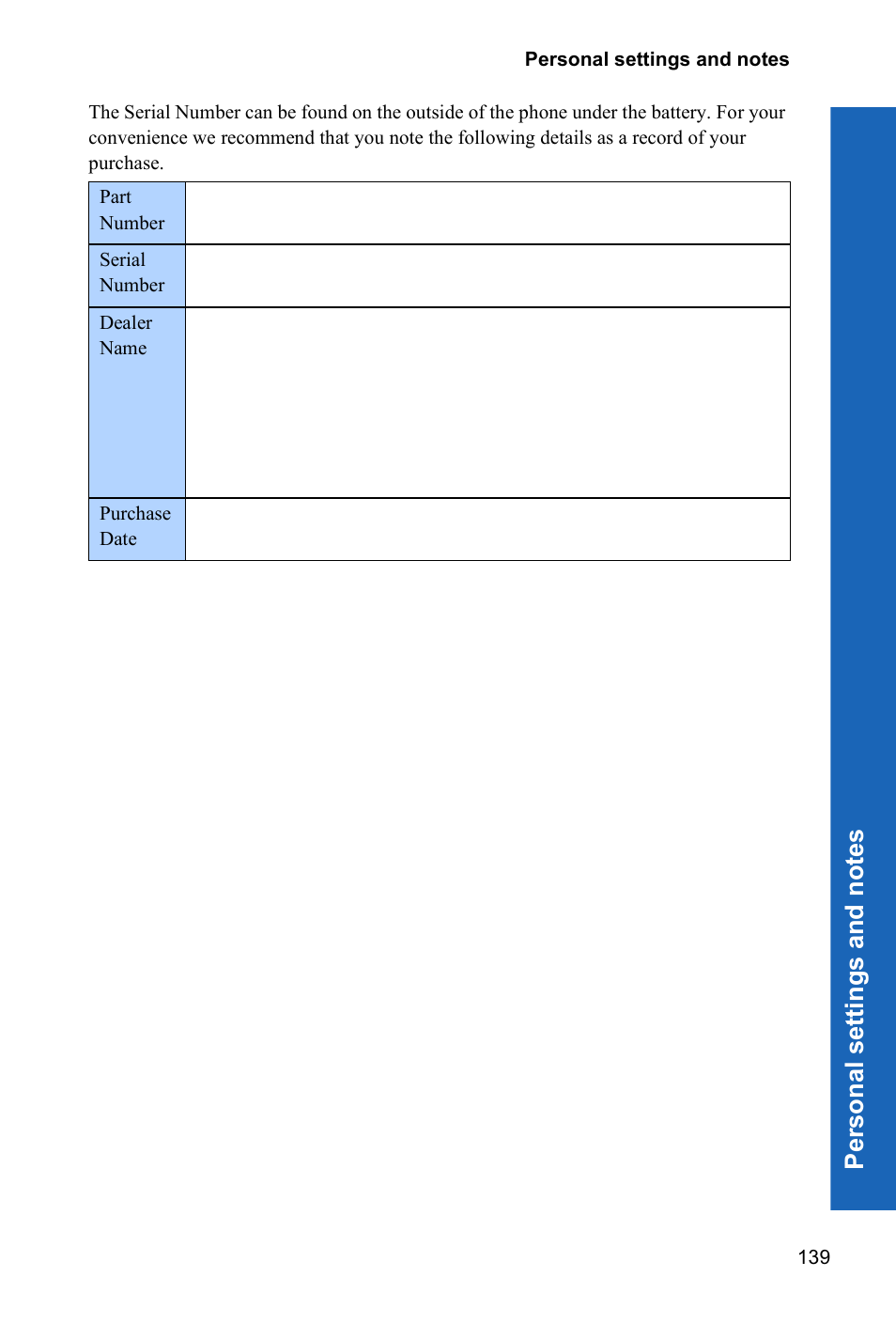 Panasonic P341i User Manual | Page 138 / 144