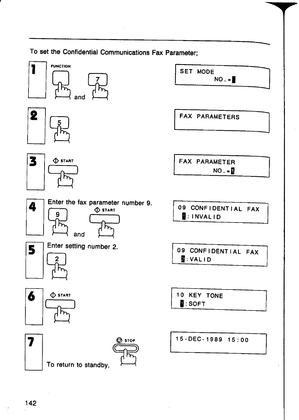 Panasonic Panafax UF-750 User Manual | Page 145 / 166