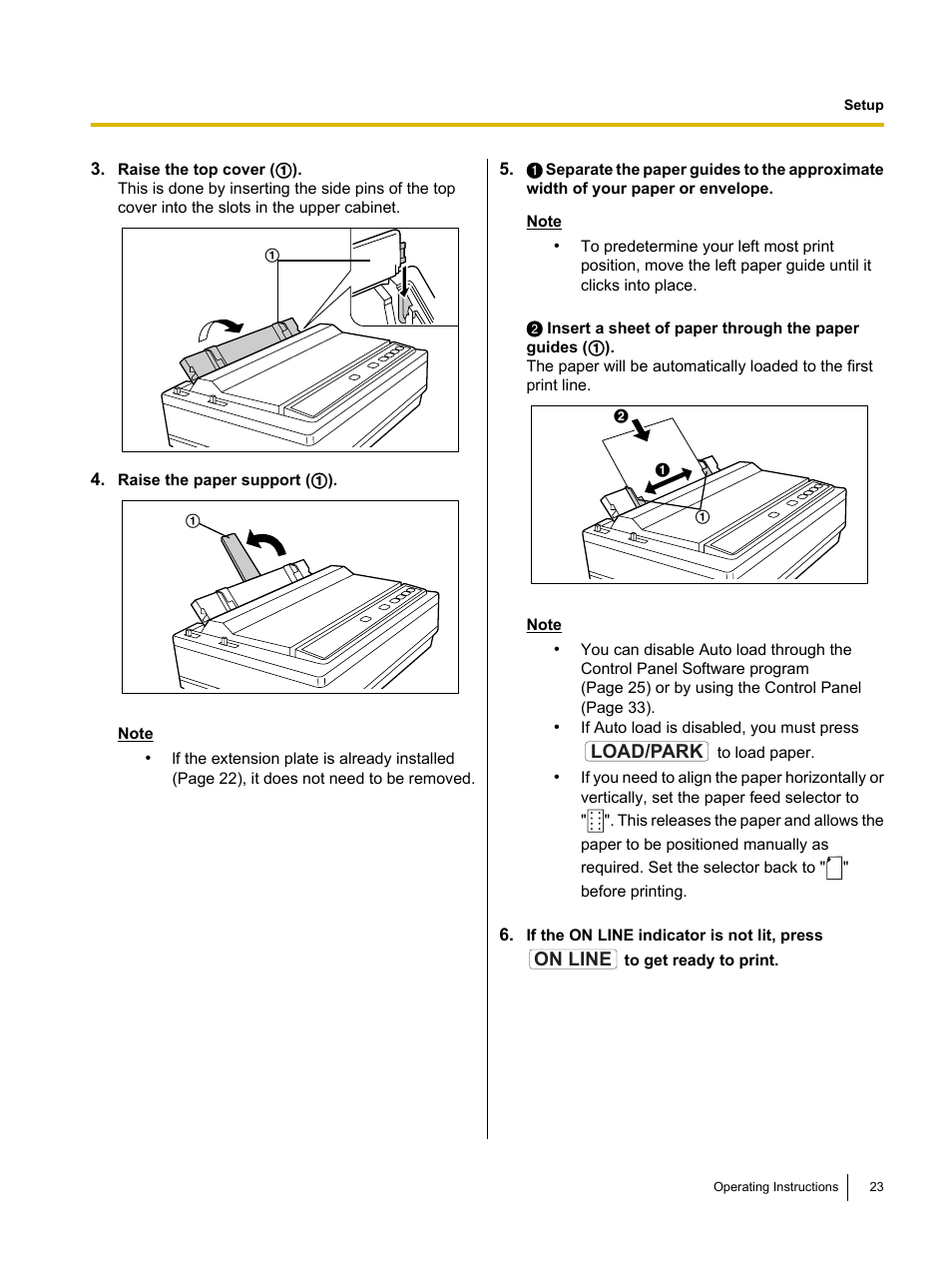 Panasonic KX-P1131E User Manual | Page 23 / 49