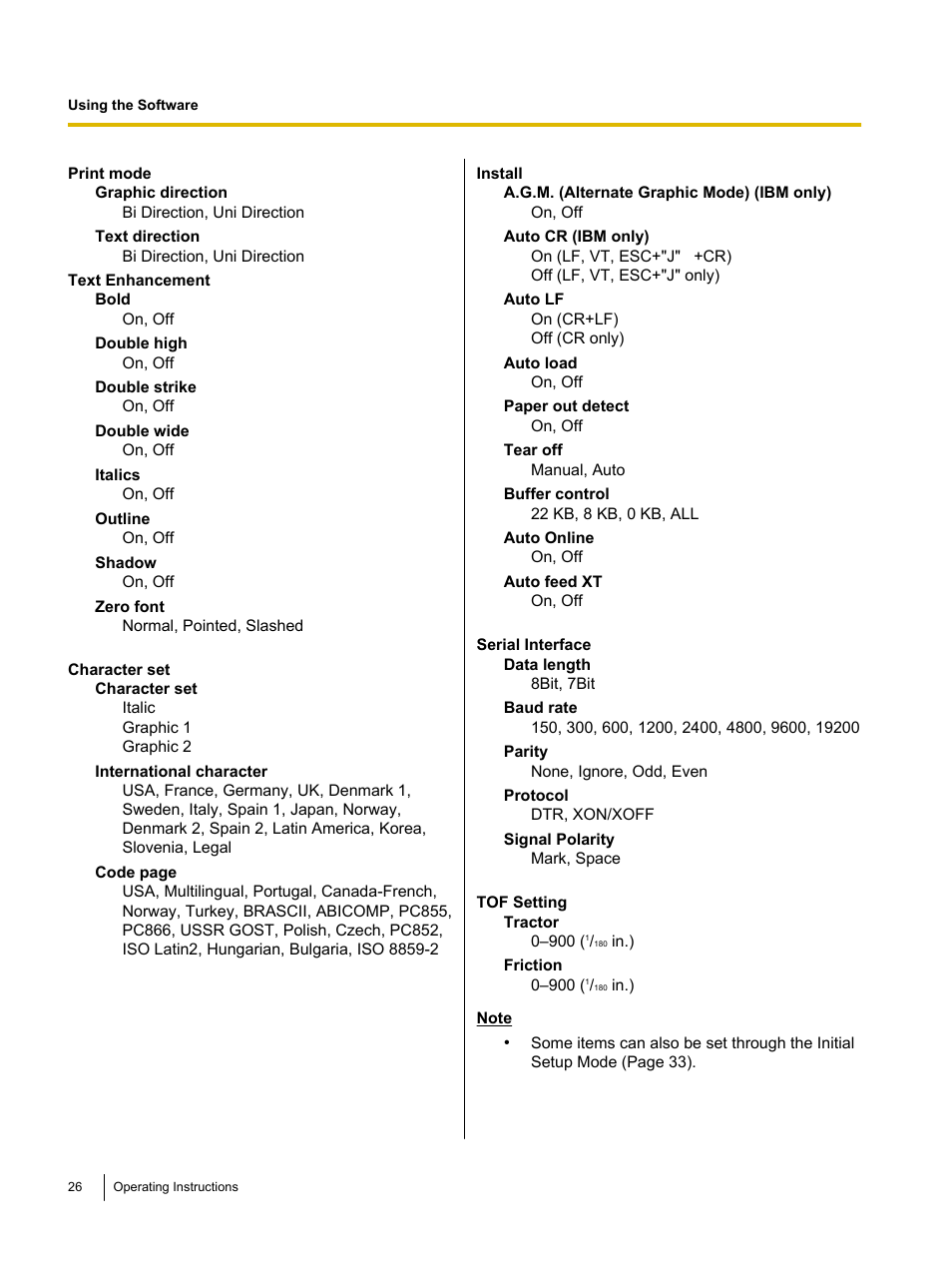 Panasonic KX-P1131E User Manual | Page 26 / 49