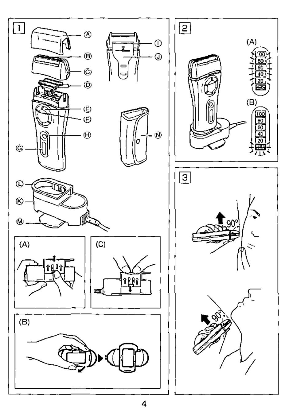 Panasonic ES8080 User Manual | Page 4 / 17