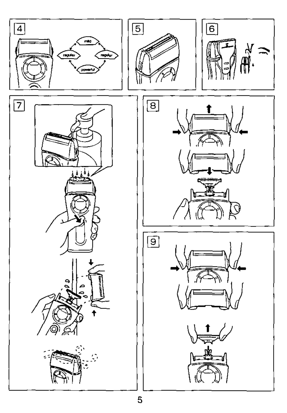 Panasonic ES8080 User Manual | Page 5 / 17