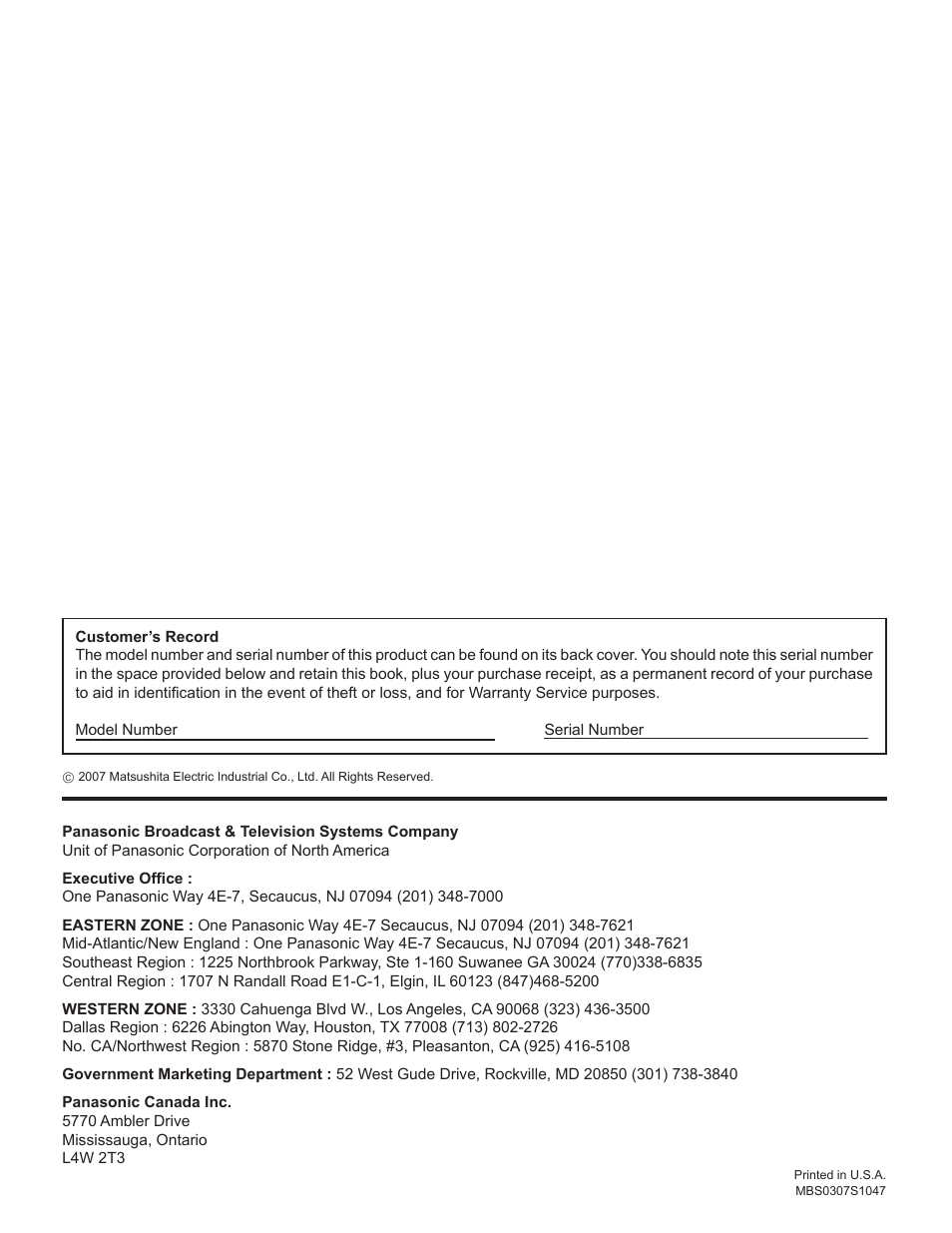 Panasonic TH-37PH10UK User Manual | Page 53 / 53