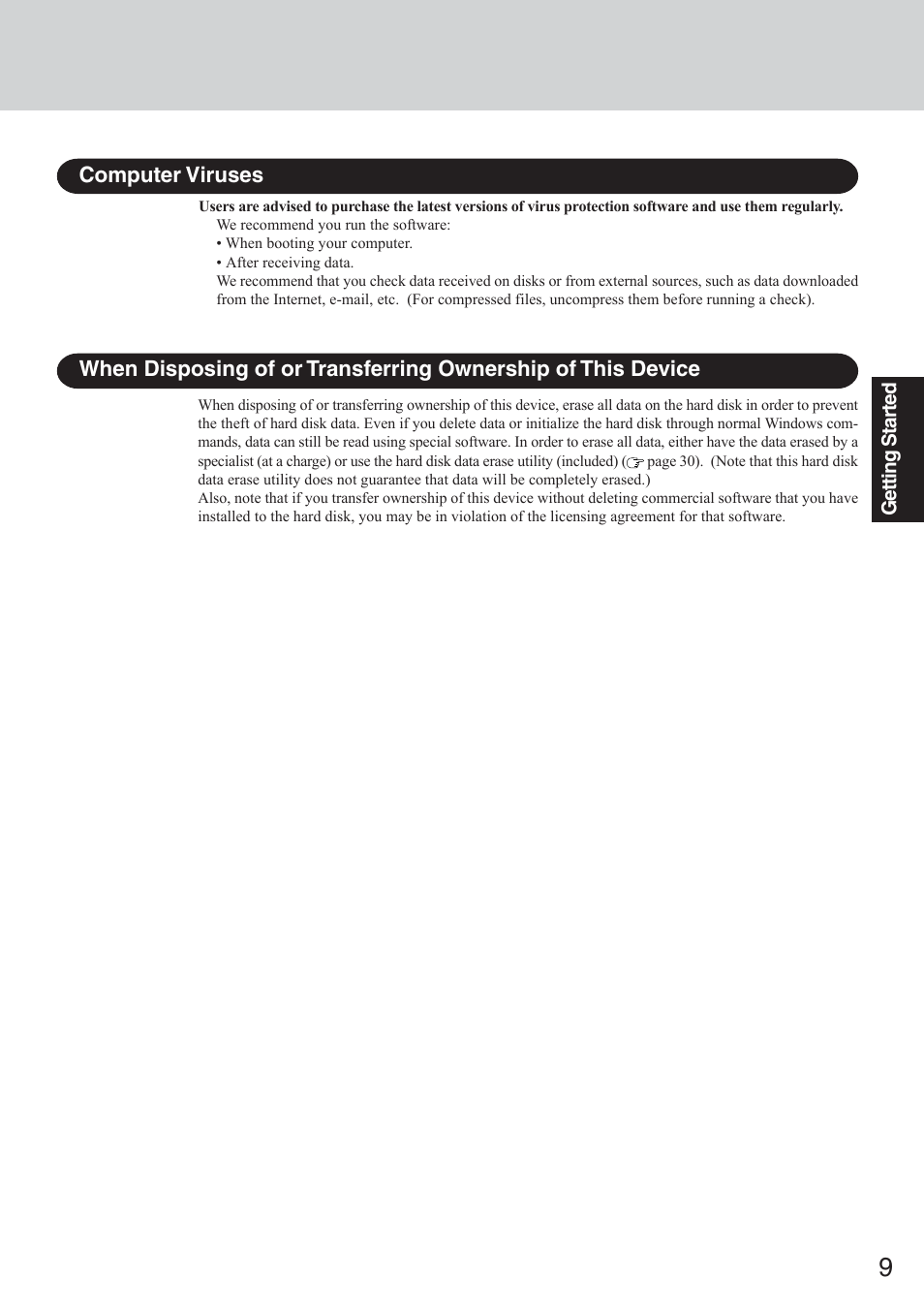 Panasonic CF-50 User Manual | Page 9 / 44