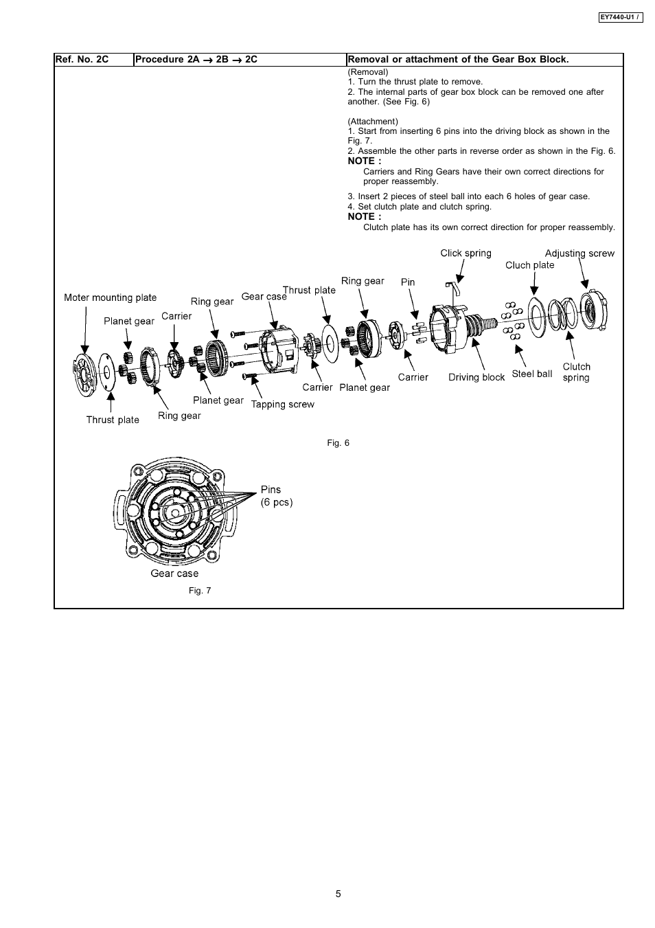 Panasonic EY7440-U1 User Manual | Page 5 / 12