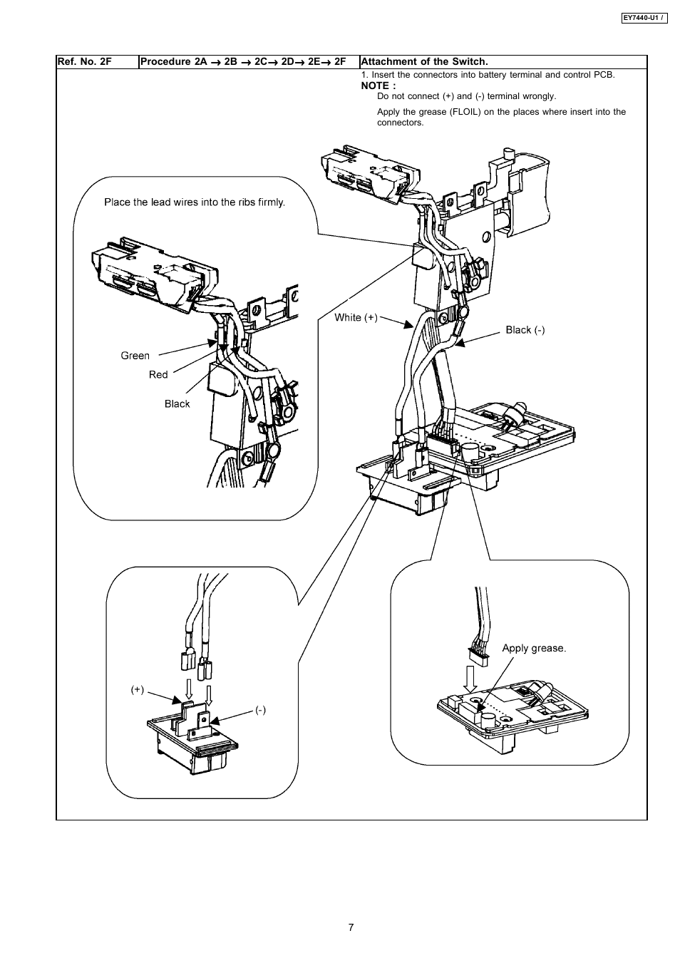 Panasonic EY7440-U1 User Manual | Page 7 / 12