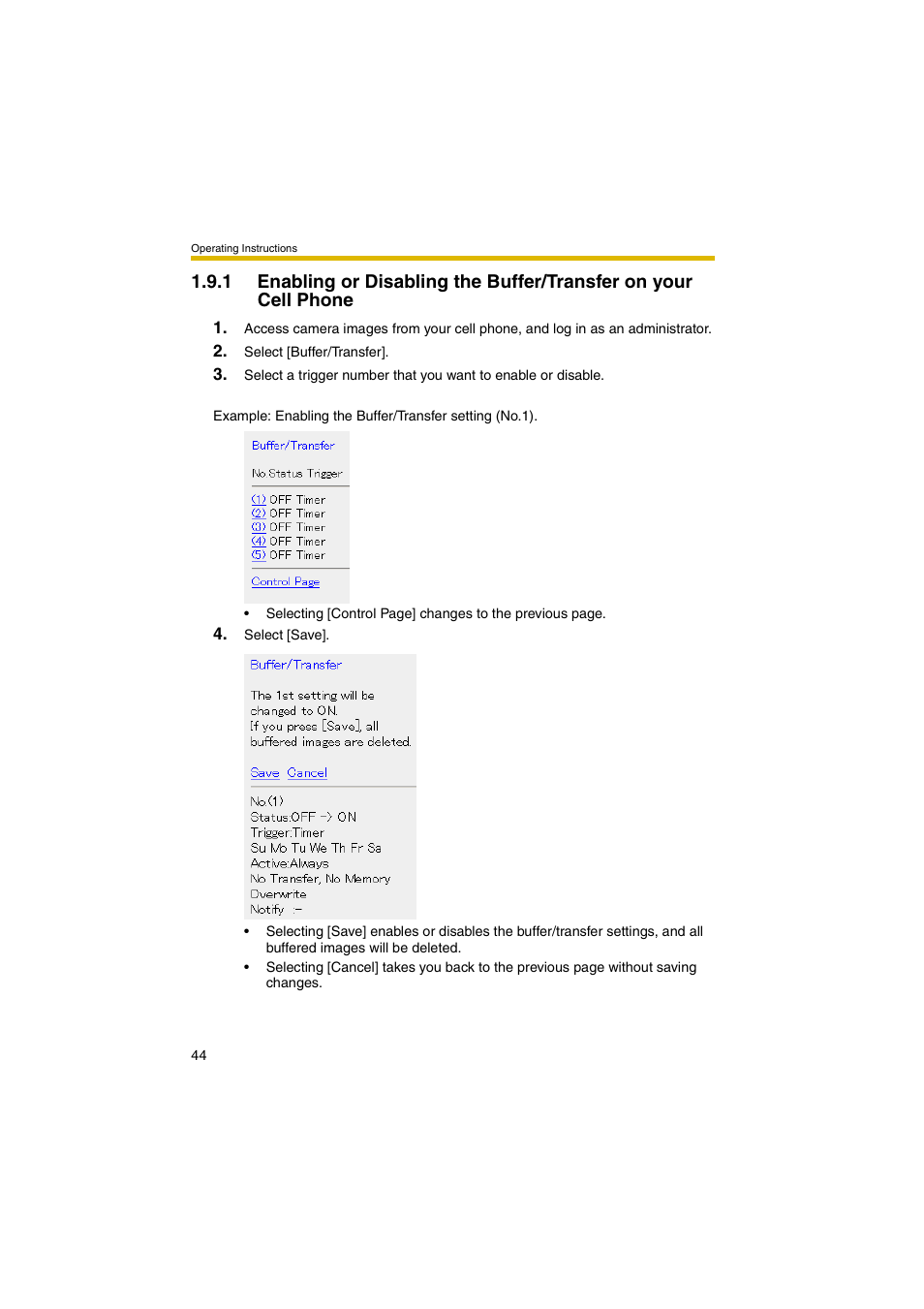 Panasonic BB-HCM381A User Manual | Page 44 / 198