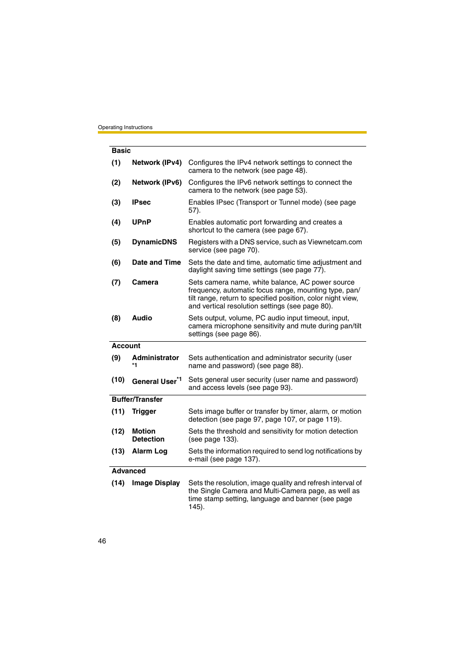 Panasonic BB-HCM381A User Manual | Page 46 / 198