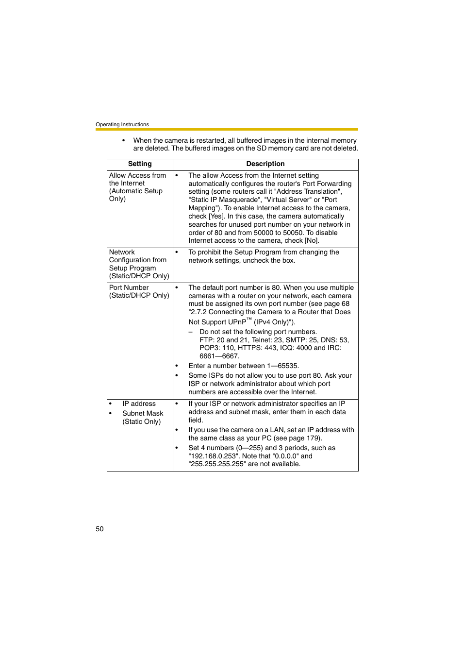 Panasonic BB-HCM381A User Manual | Page 50 / 198