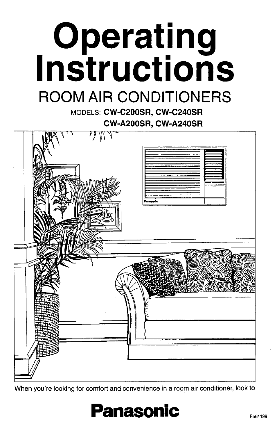 Panasonic CW-C240SR User Manual | 14 pages