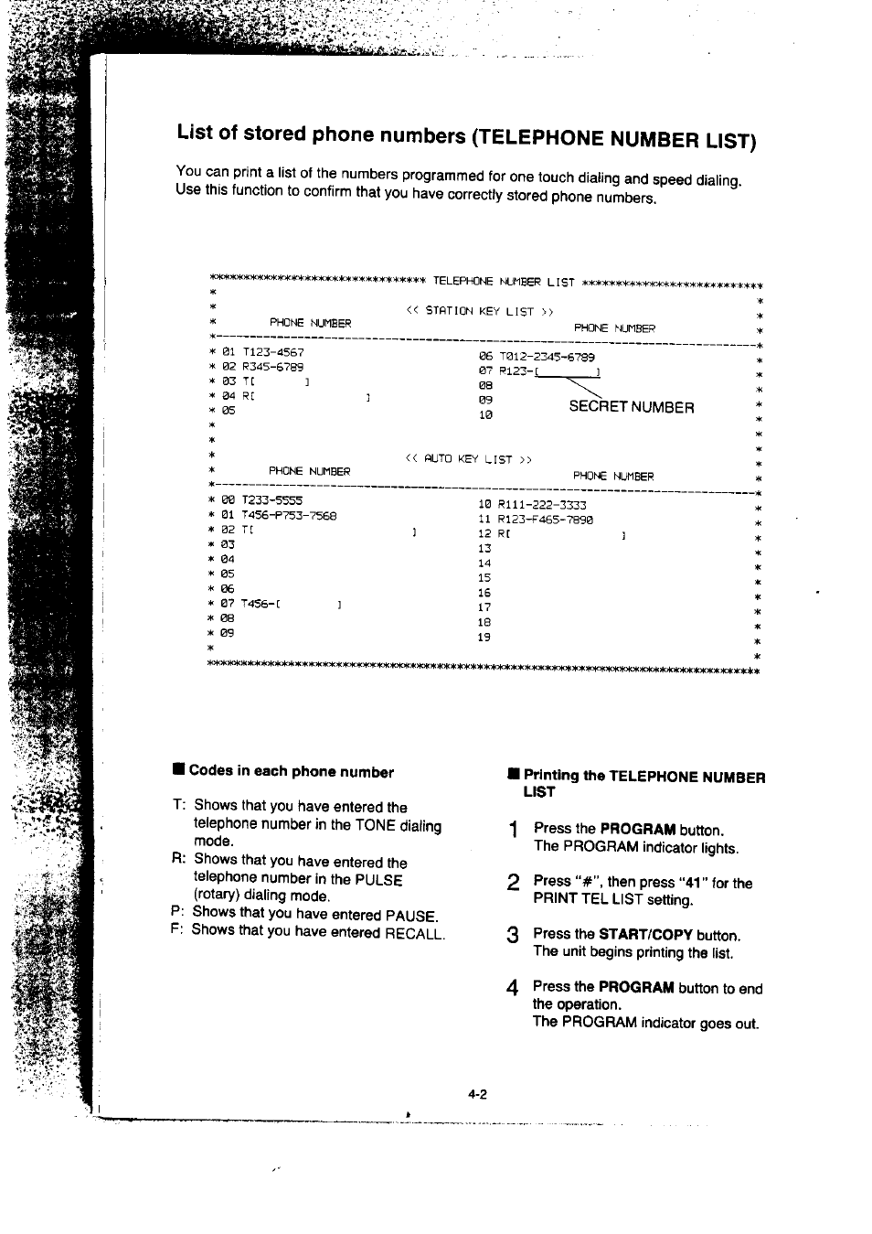 Panasonic KX-F50BA User Manual | Page 61 / 75