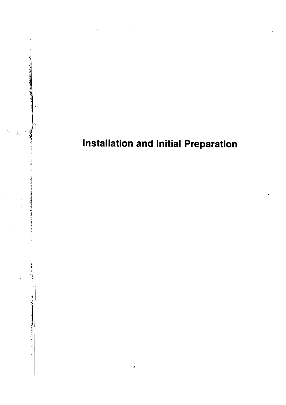 Installation and initial preparation | Panasonic KX-F50BA User Manual | Page 7 / 75