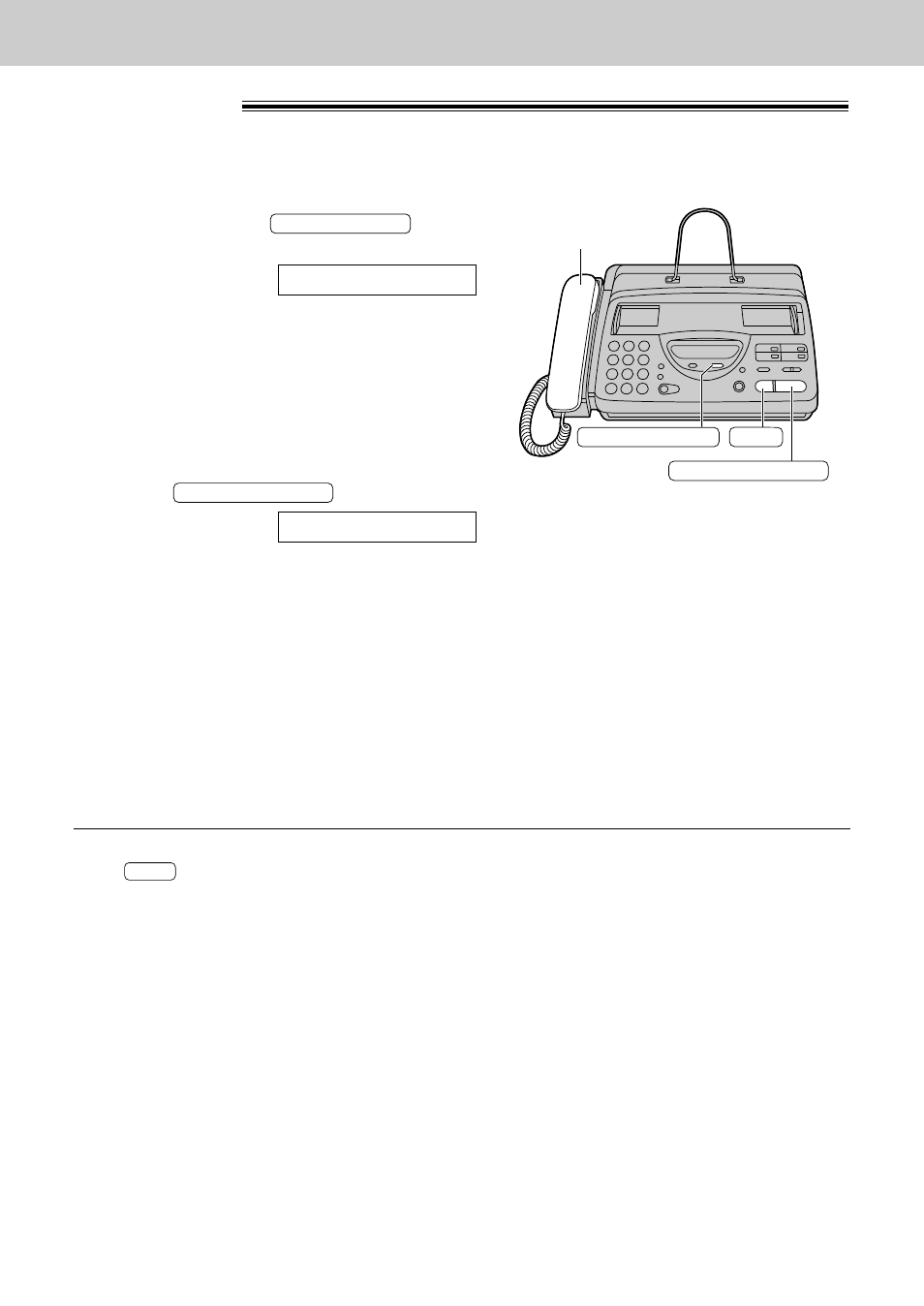 Receiving faxes, Tel mode ! (answering all calls manually) | Panasonic KX-FT21HK User Manual | Page 42 / 70