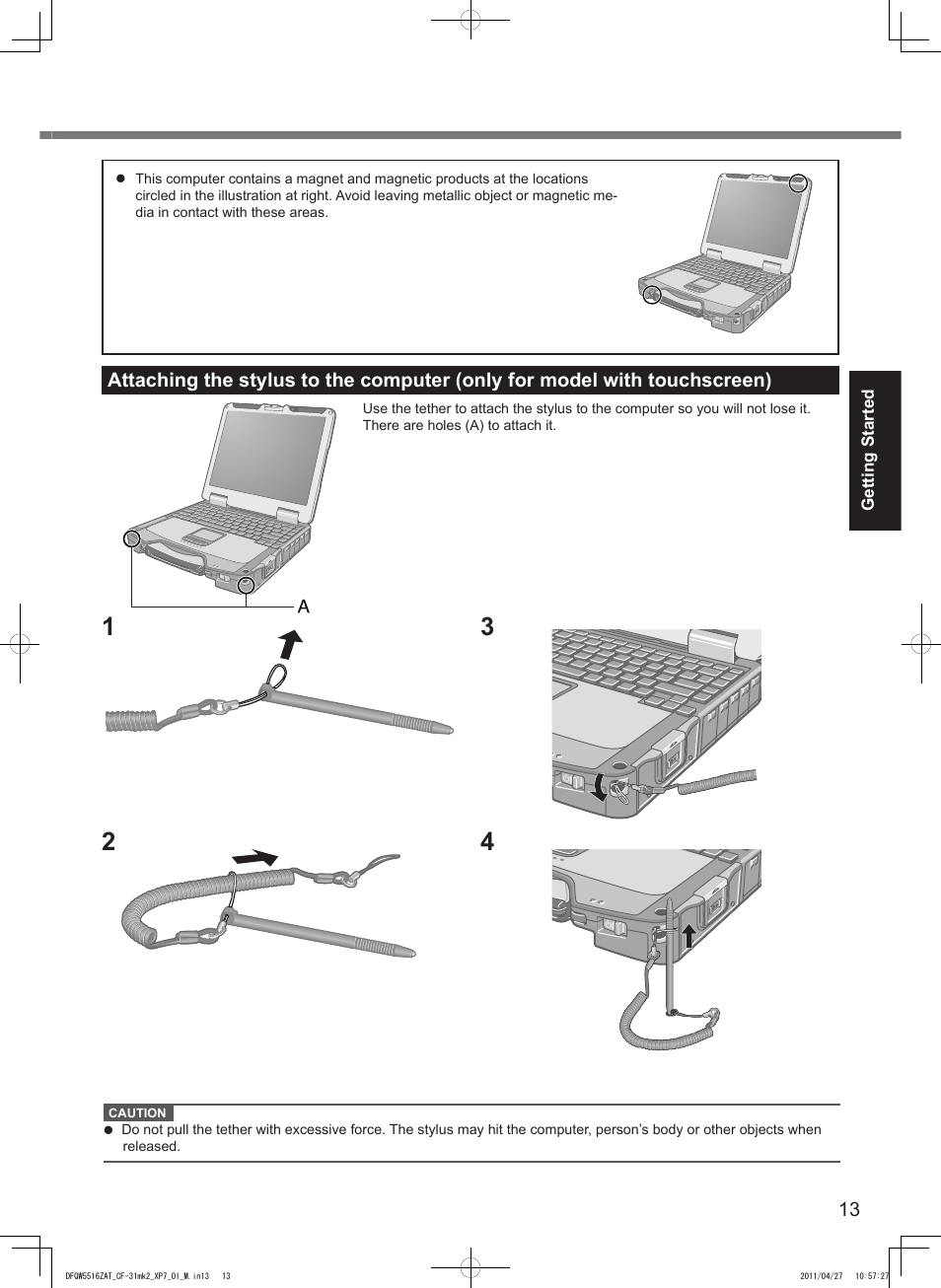 Panasonic CF-31 User Manual | Page 13 / 40