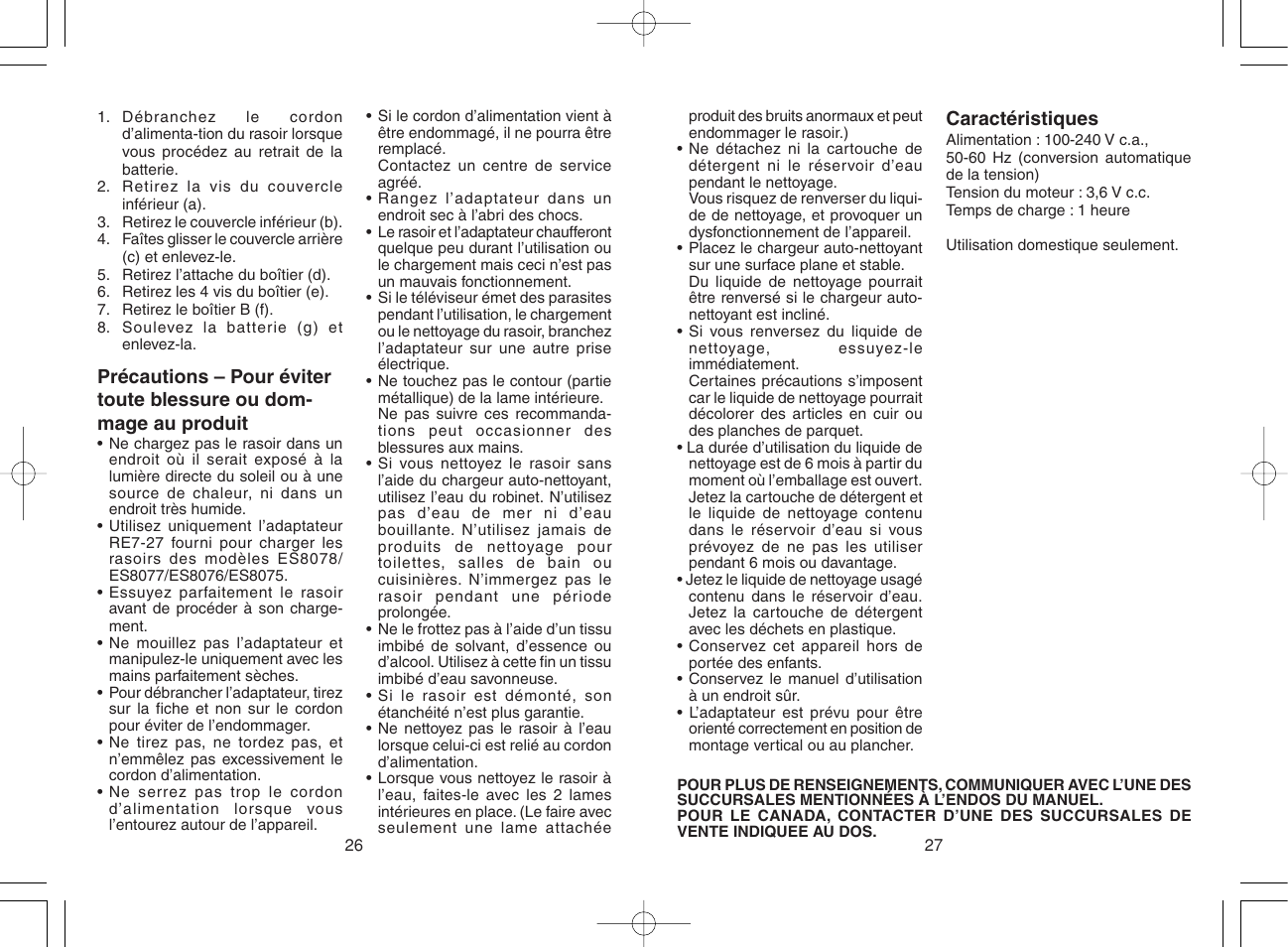 Panasonic ES8075 N User Manual | Page 14 / 20