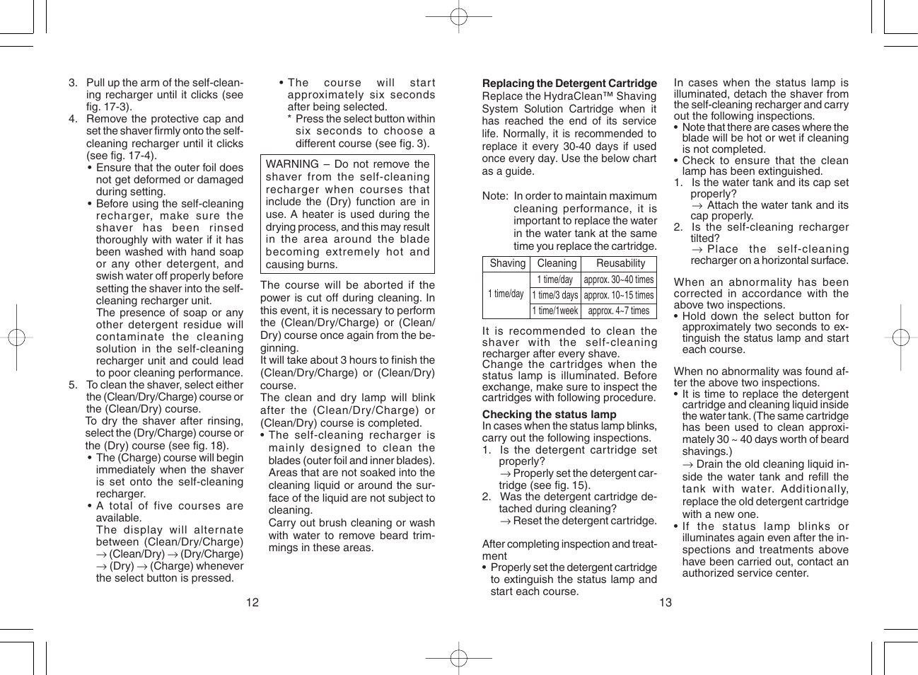 Panasonic ES8075 N User Manual | Page 7 / 20