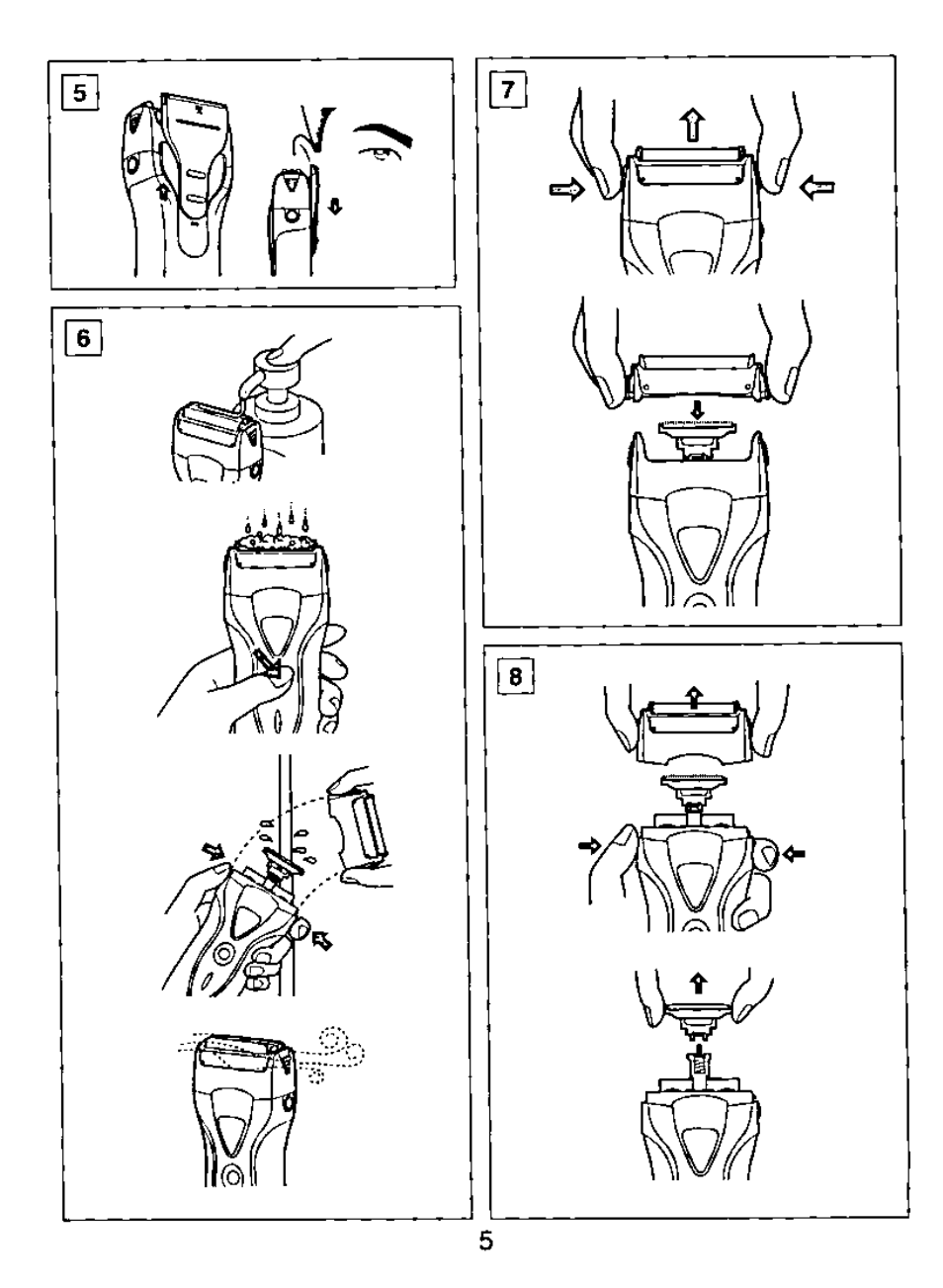 Panasonic ES8023 User Manual | Page 5 / 24