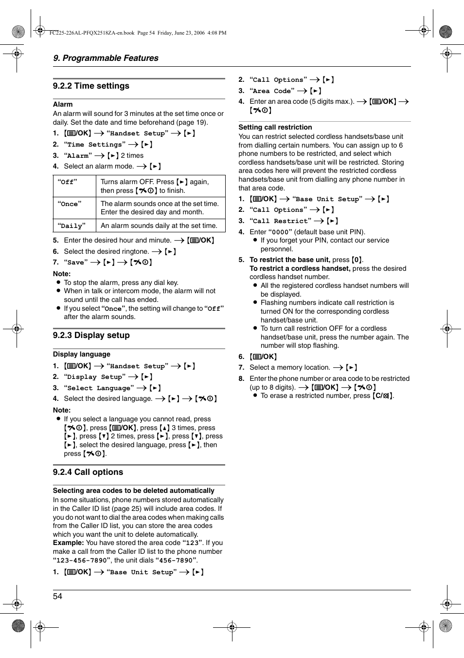 Panasonic KX-FC225NZ User Manual | Page 54 / 80