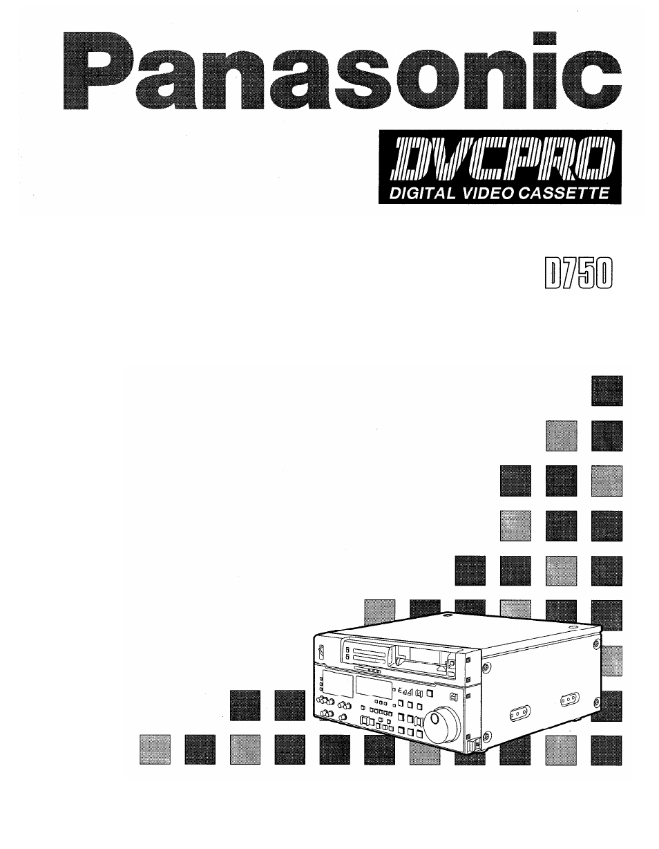 Panasonic AJ-D750P User Manual | 71 pages