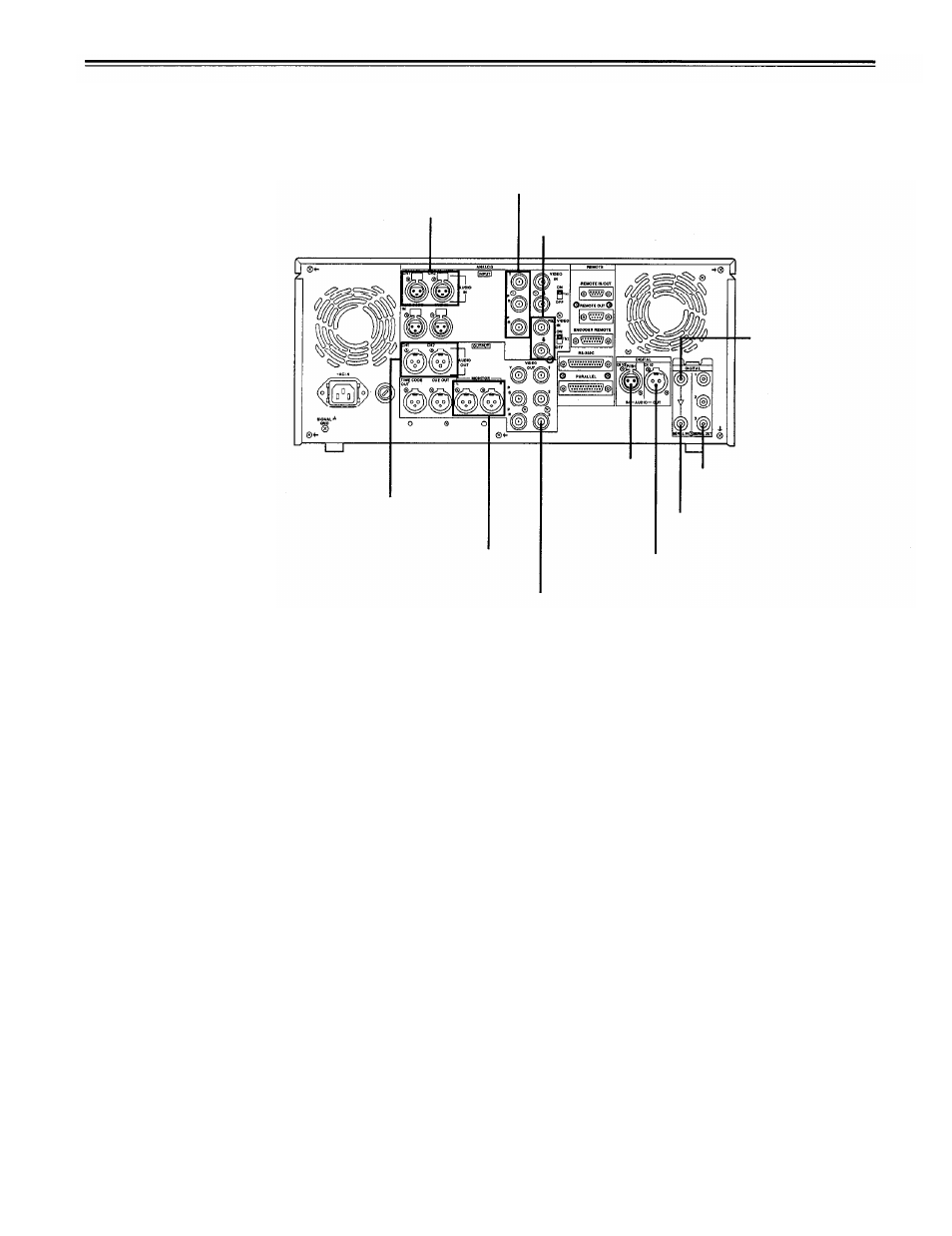 Connections, Connections when one unit is used | Panasonic AJ-D750P User Manual | Page 19 / 71