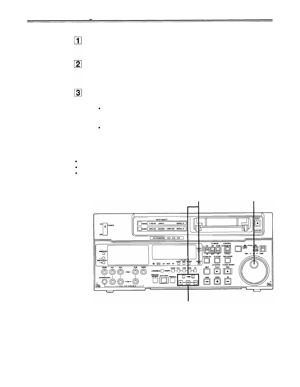 Modifying the edit points, Automatic, Editing | Panasonic AJ-D750P User Manual | Page 36 / 71