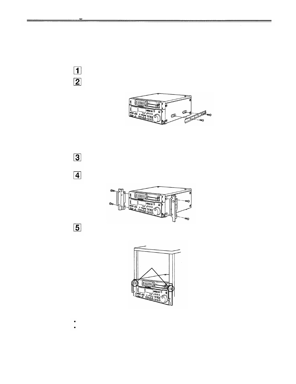 Rack mounting | Panasonic AJ-D750P User Manual | Page 66 / 71