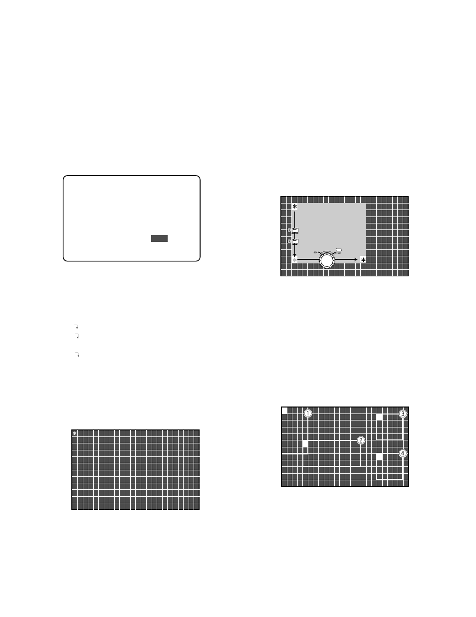 Motion detector setup 306 vmd setup | Panasonic WJ-HD100 User Manual | Page 28 / 60