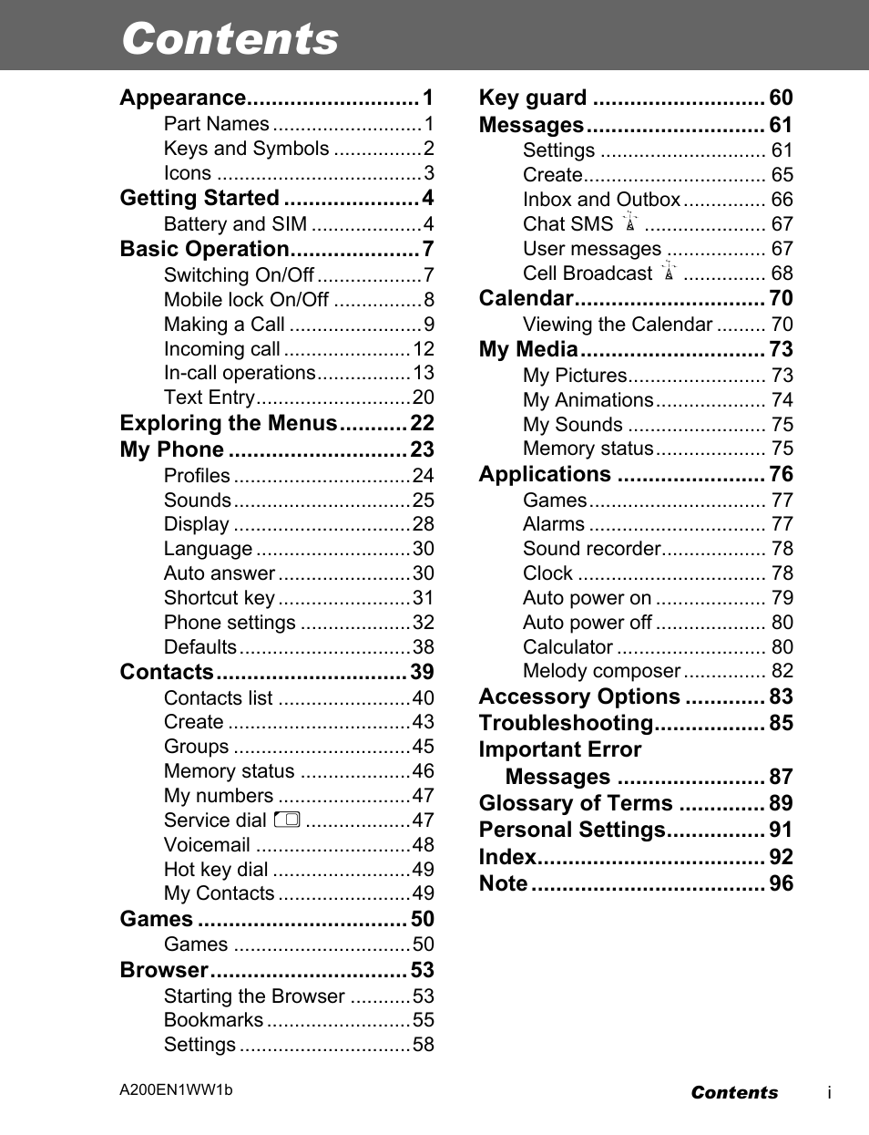 Panasonic EB-A200 User Manual | Page 2 / 101