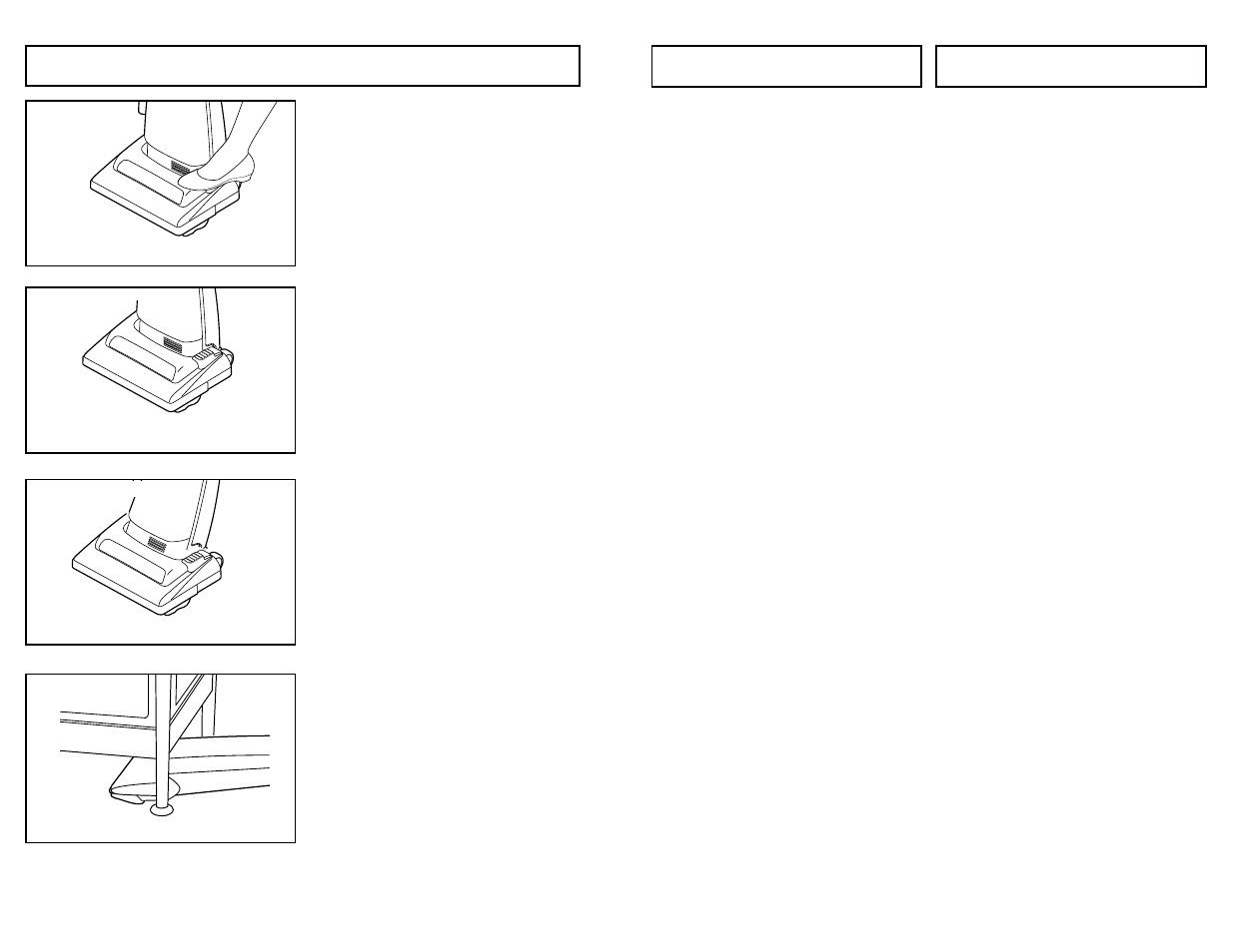 Handle adjustments | Panasonic MC-V5009 User Manual | Page 18 / 40