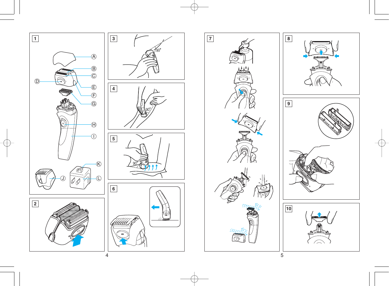 Panasonic ES2216 User Manual | Page 3 / 12