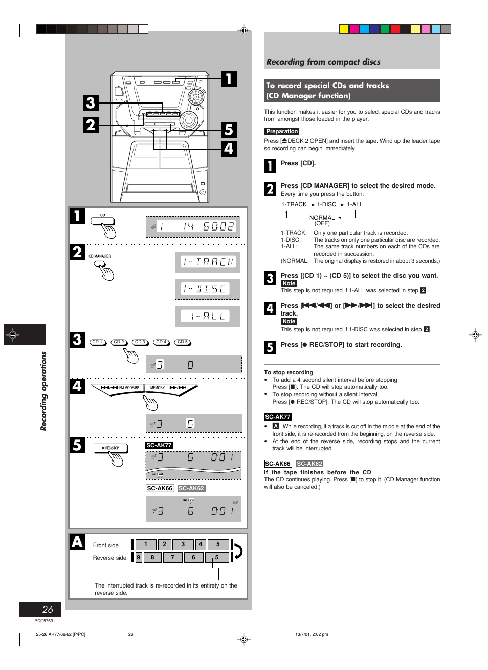 Panasonic SC-AK62 User Manual | Page 26 / 40