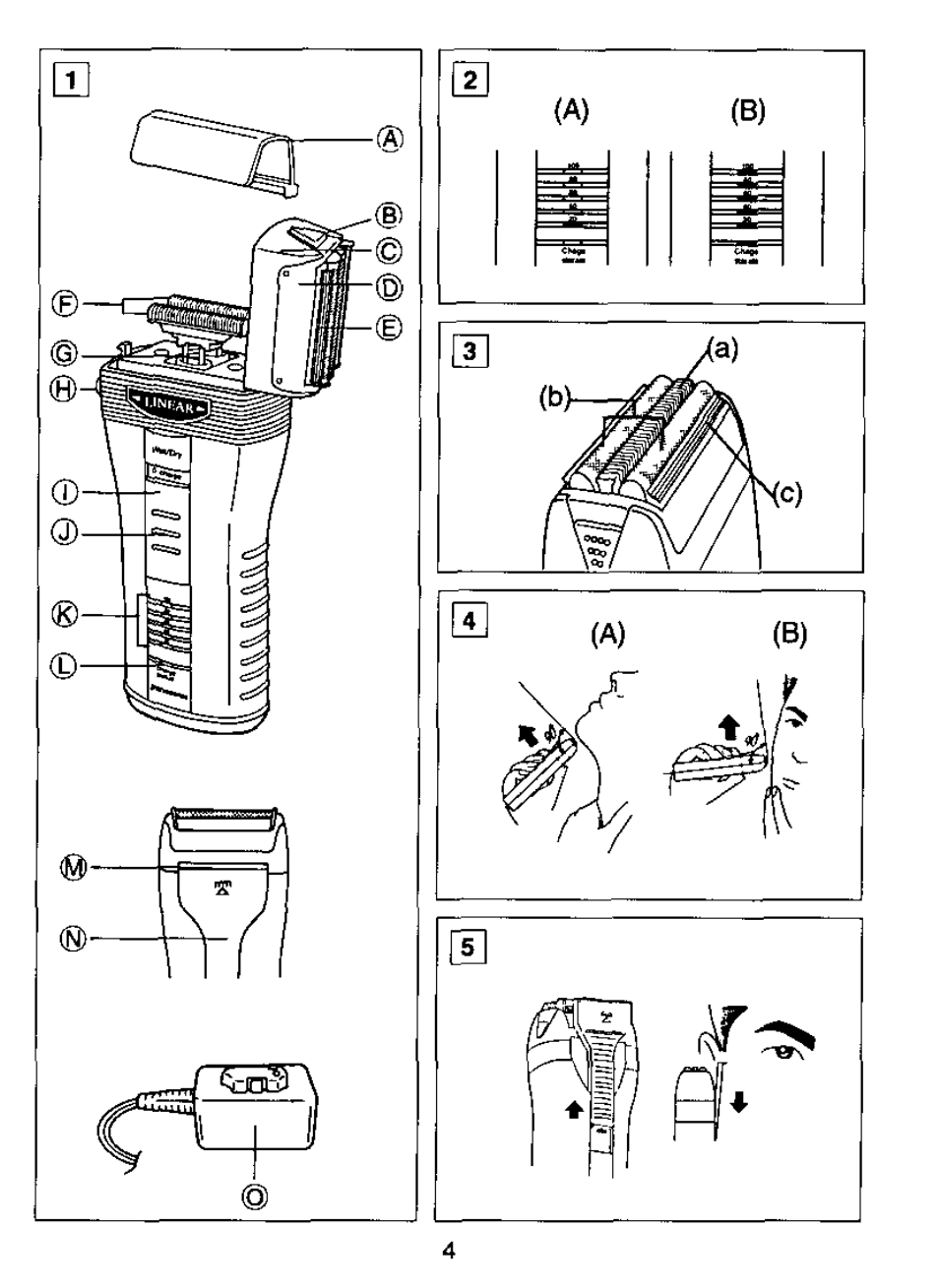 Panasonic ES881 User Manual | Page 4 / 20
